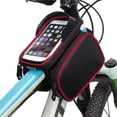 thumbnail image 1 of stanreset Bike Frame Bag Bike Top Tube Bag Waterproof Sensitive Touch Screen Cell Phone Mount Holder, 1 of 6