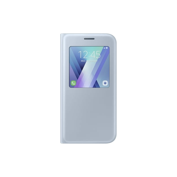 Samsung Cover EF-CA520 S View Standing - Flip Cover pour Téléphone Portable - Bleu - pour Galaxy A5 (2017)