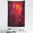 thumbnail image 1 of Galaxy Tapestry, Cosmos Milky Way Galaxy Abstract Stardust in Watercolor Design, Fabric Wall Hanging Decor for Bedroom Living Room Dorm, 5 Sizes, Lavender Orange Mustard, by Ambesonne, 1 of 1