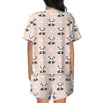 thumbnail image 6 of Fotbe Cute Panda Print Pajama Set for Women 2 Piece Loungewear Short Sleeve Tops and Shorts Set Soft Sleepwear-X-Large, 6 of 7