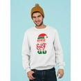 thumbnail image 2 of Believe In Your Elf Funny Design Sweatshirt Men -Image by Shutterstock, Male Small, 2 of 4