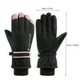 thumbnail image 2 of Up to 50% off! Caoblia Winter Gloves Men Thicken Leather, Fleece Liner Touch Screen Water Proof Winter Gloves Women Men for Running, Ski, Cycling, Hiking, Driving, Walking, Typing, Winter Gloves, 2 of 3