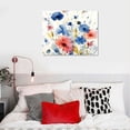 thumbnail image 3 of PRATYUS Fall Decor Watercolor Wildflower Canvas Prints Wall Art 20x16in, 3 of 3
