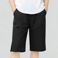 thumbnail image 2 of Bovxnpu Girls Summer Capris Wide Leg Pants Casual Girls Summer Capris Casual with Pockets Elastic Waist Pants, 2 of 9