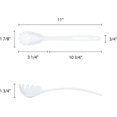 thumbnail image 2 of Melamine serving utensils collection 12" pasta fork, white, comes in dozen, 2 of 2