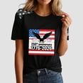 thumbnail image 6 of idosla 250 Anniversary USA Shirt Women 250th Anniversary USA Shirt Patriotic American Flag Eagle Tops 1776-2026 Tshirt Gifts (Grey, M), 6 of 6