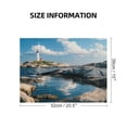 thumbnail image 2 of JRXY Lighthouse Rocks Water Wooden Puzzle Challenging Difficult Wood Puzzles for Adults 500 PCS, 2 of 6