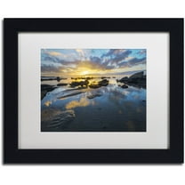 Trademark Fine Art "Nature's Gift" Canvas Art by Mathieu Rivrin, White Matte, Black Frame