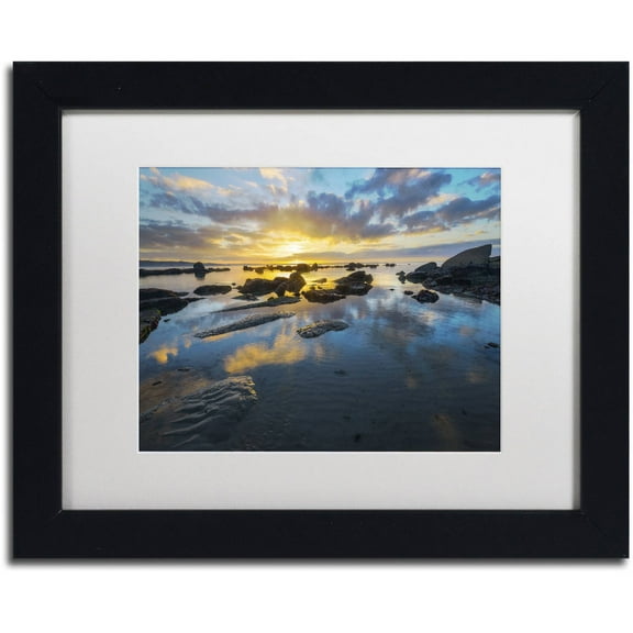 Trademark Fine Art "Nature's Gift" Canvas Art by Mathieu Rivrin, White Matte, Black Frame