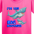 thumbnail image 4 of Inktastic I'm the Big Brother Shark Youth T-Shirt, 4 of 5