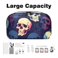 thumbnail image 3 of Skull Waterproof Oxford Cloth Storage Box for Electronic Devices - 5.9x9.44x3.14 Inches - Travel Organizer and Cord Organizer for Small Electronics - Easy to Use, 3 of 6