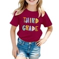 thumbnail image 7 of KAUOD Girls First Day of Second Grade Shirt Boys Back to School Clothes Kids Classic Short Sleeve Crewneck T-Shirt Tops, 7 of 7