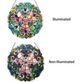 thumbnail image 3 of RADIANCE Goods Tiffany-Glass Victorian Window Panel 20", 3 of 4