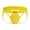 Yellow, variant on ,Men's Jockstrap Sexy Thongs Cotton Jock Strap Hollow out Underwear Athletic Supporter Underpants Yellow XL