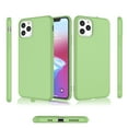 thumbnail image 2 of Takfox iPhone 11 Case, iPhone11 Protective Case, [Frosted] Shockproof Case Liquid Silicone Gel Rubber Case Slim Soft TPU Bumper Ultra Thin Matte Cell Phone Case Cover For iPhone11 6.1", Green, 2 of 6