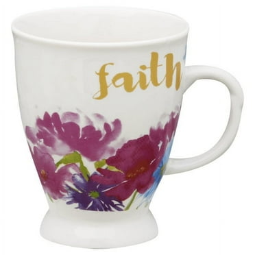 Gibson Home 122822.01 17.4 oz Bold Floral Cup Set, Assorted Design - Set of 4