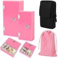 thumbnail image 1 of Extra Large Acrylic Box Winners Bank with Keys Slot Storage Waist Bag Portable Casino Cash Money Lock Box for Gamblers, 1 of 7