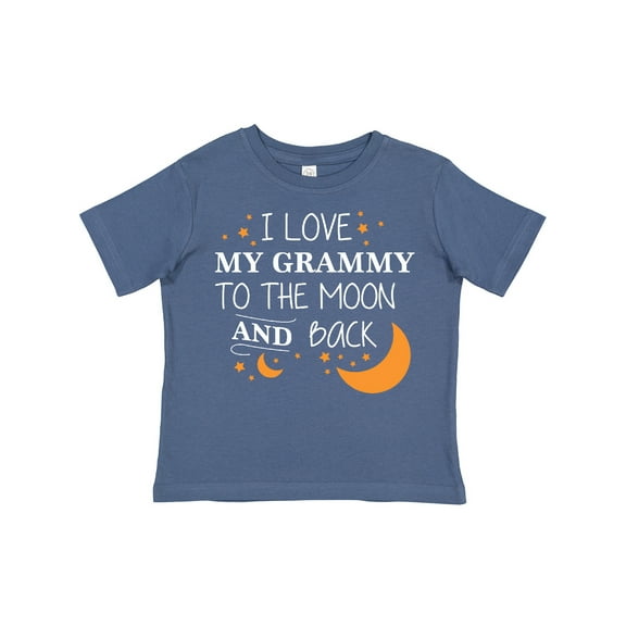 Inktastic I Love My Grammy to the Moon and Back Boys or Girls Toddler T-Shirt