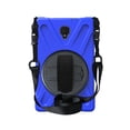 thumbnail image 5 of KIQ Galaxy Tab A 10.5 Case, 2018, T590 Heavy Duty Shield Cover Tempered Glass Screen Protector Shoulderstrap for Samsung Galaxy Tab A 10.5 SM-T590/SM-T595 [Blue], 5 of 15
