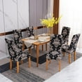 thumbnail image 2 of Chair Covers for Dining Room Set of 4, Stretch Removable Washable Soft Dining Chair Protector Cover Seat Slipcover for Hotel Dining Room Ceremony, 2 of 6