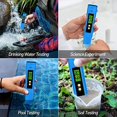 thumbnail image 3 of Medidor de pH pH TDS y probador de temperatura EC BIO 5 en 1 Probador de calidad del agua con pantalla LCD, Probador digital de calidad del agua (ATC) para agua potable, Probador de medidor de pH, 3 of 5