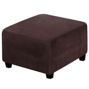 IUYYPU Footstool Slipcover Ottoman Cover Full Coverage Home Washable Dirt
