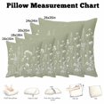 thumbnail image 5 of Throw Pillow Covers, Sage Green Spring Floral 16x16 Pillow Covers for Couch/Sofa/Bed, Elegant Pastoral Flowers Decorative Square Linen Cushion Pillowcase for Home Decor, 5 of 9