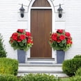 thumbnail image 3 of 2/4 Pack Artificial Flower Ball Trees with Ground Spike – Fake Topiary Plants Artificial Topiary Ball for Indoor & Outdoor Decor, UV-Resistant PE Boxwood Shrubs for Home Garden, Patio, Porch, Wedding, 3 of 9