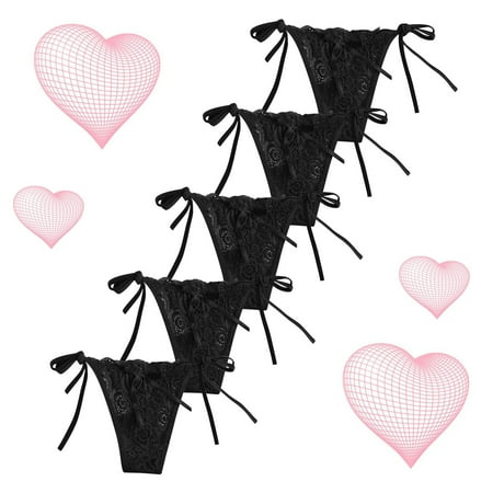 

Tawop Five Pairs Of Lace Panties For Ladies Womens Underwear Packs April Fool S Day Gift