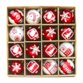 thumbnail image 1 of Paquete de 16 bolas navideñas, adornos navideños, novedosos, portátiles, para de Navidad, color , para centros comerciales, Halloween y re, 1 of 9