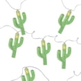 thumbnail image 4 of Northlight 10ct Battery Operated Cactus Summer LED String Lights Warm White - 4.5' Clear Wire, 4 of 5