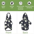 thumbnail image 5 of Bingfone Lilies Flowers Dog Clothes Hoodie, Pet Winter Coat,Puppy Sweatshirts for Small Dogs Boy Girl,Suitable for All Breeds-XX-Large, 5 of 6