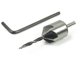 thumbnail image 4 of Hss Wood Drill Bit, For Wood Chamfer, 5 Flutes 3mm-6mm, 4Pcs, 4 of 5