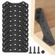 thumbnail image 5 of Conector de Esquina Universal para Muebles de Acero Inoxidable de 50 Piezas, Soporte de Esquina para Estante, Gabinete, Mesa, Silla con 200 Tornillos, 5 of 6