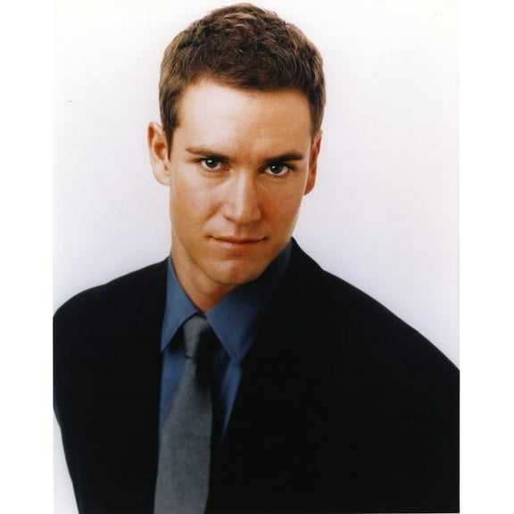 Saved by the Bell in Black Coat and Blue Tie Portrait Photo Print (8 x 10)