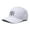 All White, variant on Hat for Men and Women, Adjustable Snapback Trucker Baseball Cap, Embroidered Cross Logo (NH- New Hampshire, All Black)