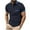 Navy, variant on Uaswgudfs Mens Shirts Color Block Shirts Short Sleeves Lapel Summer Fashion Sport Shirts with Pocket 2024