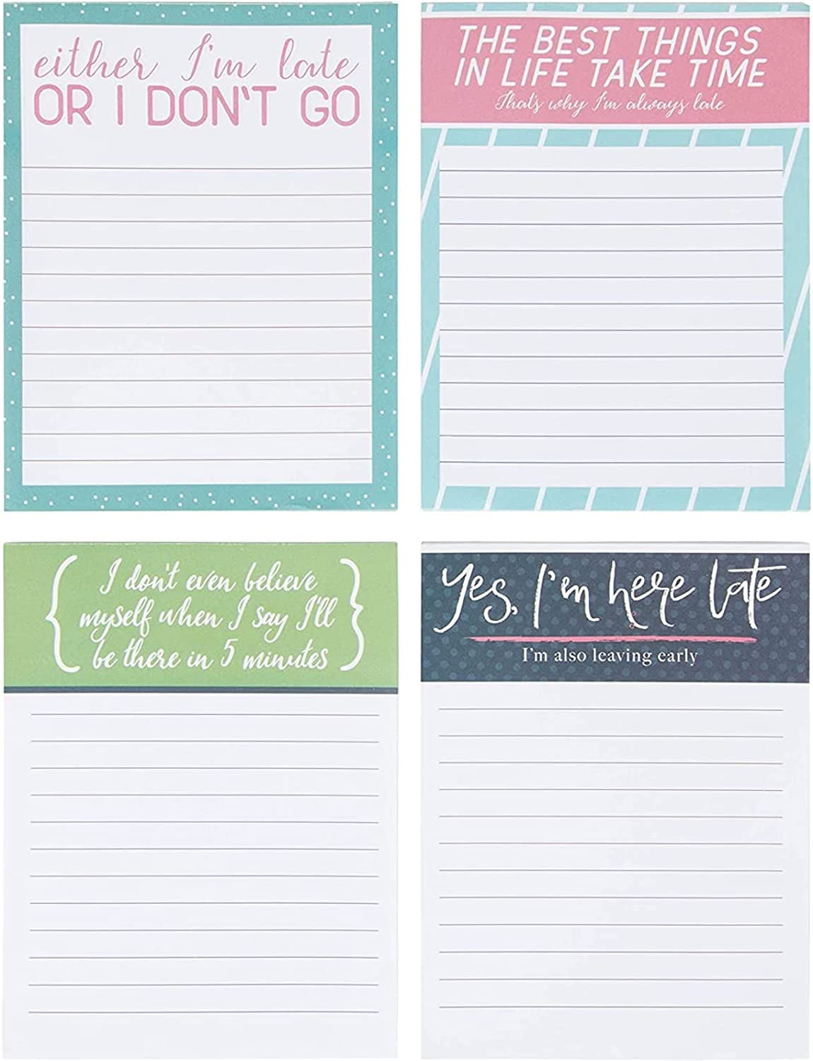 Paper Junkie Tasks List Notepads With Funny Quotes (4 X Inches, 4-Pack) Paper Junkie Tasks List Notepads With Funny Quotes (4 X Inches, 4-Pack)