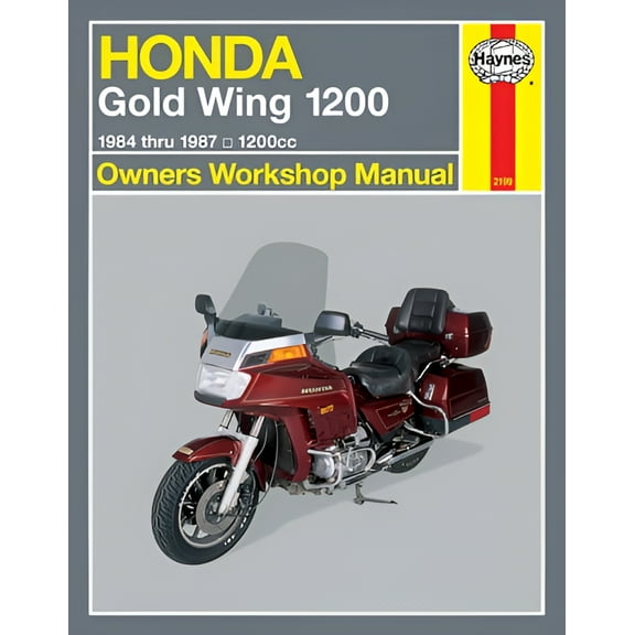Haynes Repair/Service Manual '84-87 Honda GL1200 Gold Wing (M2199)