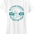 thumbnail image 3 of Spongebob Squarepants - Ruin My Day  - Women's Short Sleeve Graphic T-Shirt, 3 of 6