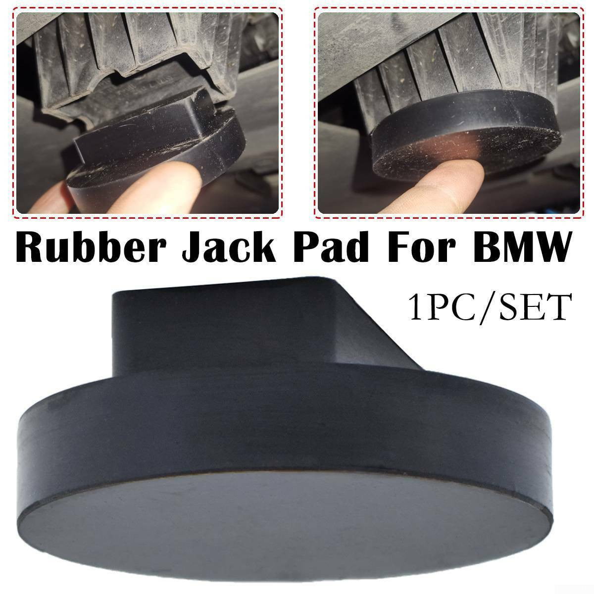 Cosmoska Jack Pad Adapter Aluminum Jack Lift Point Pad For BMW 135 335 535 E82 E88 E46 E90 E91 E92 E93 E38 E60 E61 E63 E64 E65 E66 E70 E71 E89 X5 X6 X3 1M M3 M5 M6 F01 F02 F30 F10-Black,1Pack 