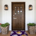 thumbnail image 6 of XMXT Non-Slip Polyester Bathroom Rugs Kitchen Door Mat, Tiger Heads Purple Print Machine Washable Bath Mats Rug for Kitchen Shower Bathtub Decor, 15.7 x 23.6 inches, 6 of 9