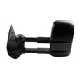 thumbnail image 2 of KarParts360 For Chevy Suburban 2014 Door Mirror Driver & Passenger Side Pair | Power Glass | Heated | Foldaway | Textured Black | Dual Lens | Extendable Towing Mirror | GM1322108 | 20862099, 20862098, 2 of 6