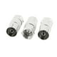 thumbnail image 1 of 3 Pcs Adaptador Conector Coaxial de Antena RF de TV de PAL Hembra a F Macho CATV FM, 1 of 3