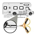 thumbnail image 2 of 1/4'' RV Propane Quick Connect Fittings Solid Brass 2 Way Y Splitter Adapter for RV Trailer & Camping Propane Hose to Motorhome Tabletop Grills, 2 of 8
