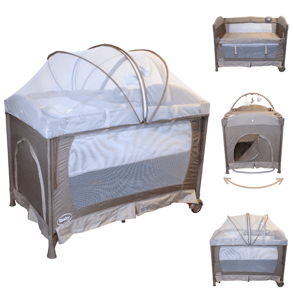 Cuna Corral Mecedora Y Colecho 4en1 Para Bebés Tuscani Ibaby cafe