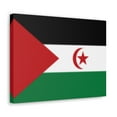 thumbnail image 3 of Western Sahara Country Flag Canvas Vibrant Wall Art Unframed Home Decor, 3 of 13