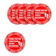 thumbnail image 1 of Advancent Calcomanía direccional de 5 piezas, pegatinas de suelo de distancia social, señal de suelo autoadhesiva, marcadores resistentes al desgaste, Decoración del hogar XG015 Advancent HA060828-15B, 1 of 6