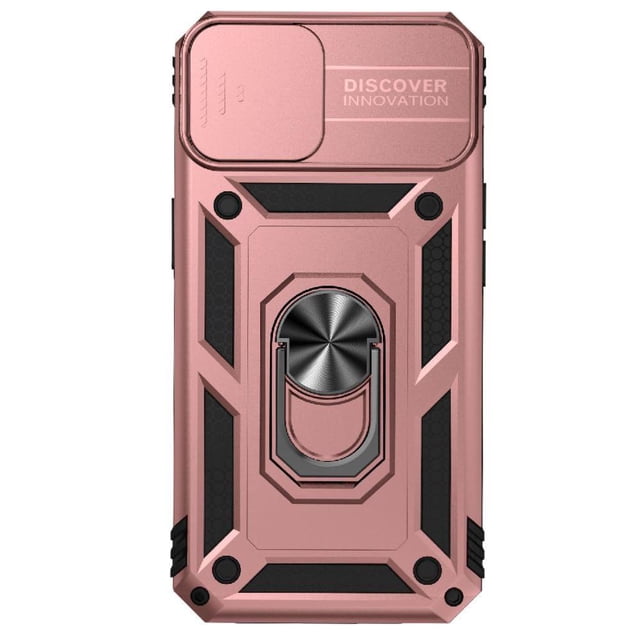 Estuche GANGXUN para iPhone 14, soporte giratorio 360°, estilo mecánico y magnético