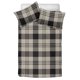 thumbnail image 4 of Juego de cama de cuadros negro gris (3 piezas), cuadros tartán Una funda nórdica y dos, 4 of 9